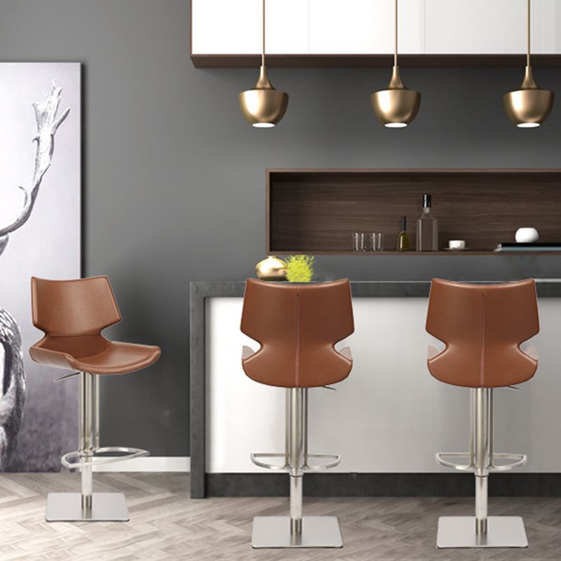 Armless Counter Chair Industrial Counter Height Stools for Restaurant Clearhalo 'Bar Furniture' 'Bar Stools' 'bar_stools' 'furn' 'furn_bar_stools' 'Furniture' 'Kitchen & Dining Furniture' 1200x1200_9fbbe59b-494e-4535-aea8-28c697c4c5de