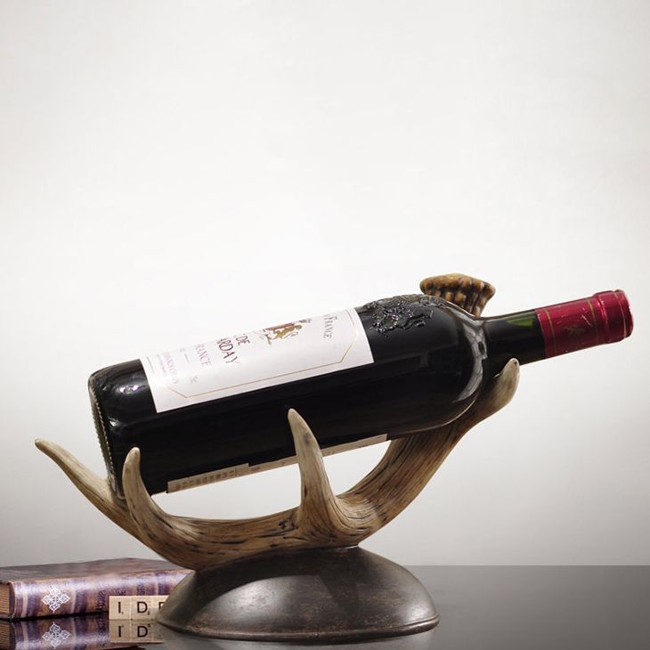 樹脂卓上ワイングラスラックグラムワインボトルホルダー-11 "x4.9" x7.3 "