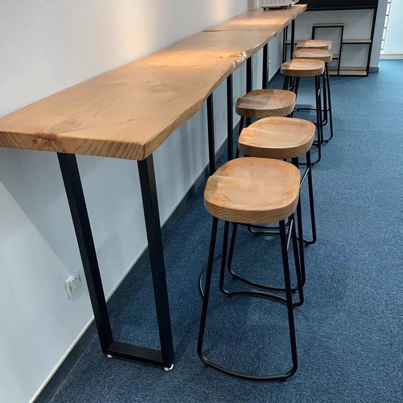 Modern Style Bar-stool with Footrest Sled Iron Legs Barstool for Restaurant Bar Clearhalo 'Bar Furniture' 'Bar Stools' 'bar_stools' 'furn' 'furn_bar_stools' 'furniture_bar_stools' 'Kitchen & Dining Furniture' 'kitchen&dining_furn' 'kitchen' 'kitchen_furn' Furniture' 1200x1200_9fbe6430-f115-4345-ae9e-992ccb1a9a21