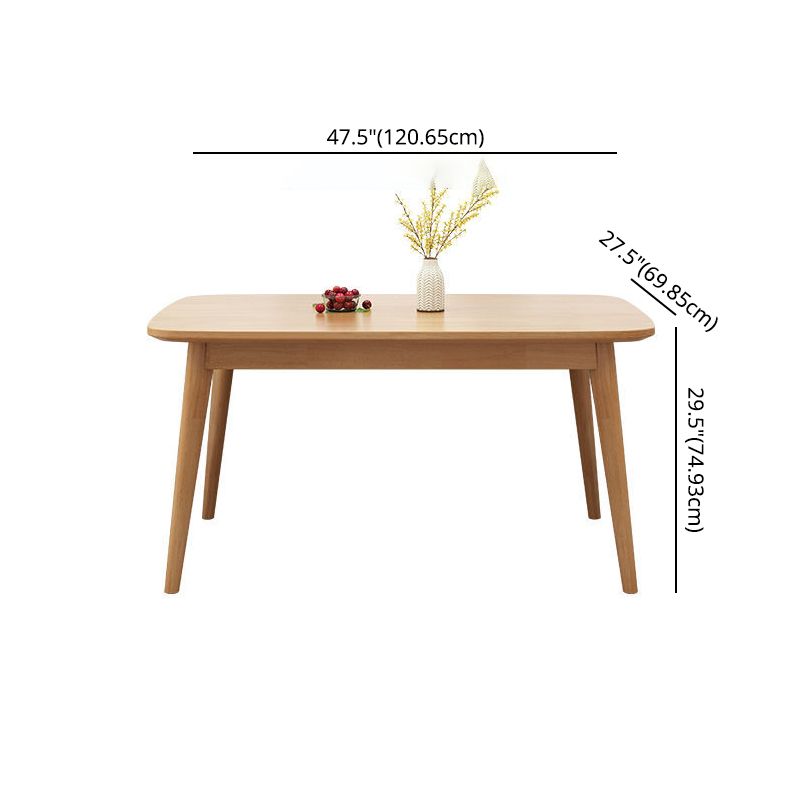 Fixed Wood Top Kitchen Table Set with 4 Legs Base Dining Table Sets for Dining Room Clearhalo 'Dining Room Sets' 'Dining Tables & Seating' 'dining_room_set' 'furn' 'furn_dining_room_set' 'Furniture' 'furniture_dining_room_set' 'Kitchen & Dining Furniture' 'kitchen&dining_furn' 'kitchen' 1200x1200_9fbe9fe6-8790-4ba3-a0db-9f999888109a