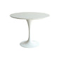 White Modern Round Stone Tabletop Dining Table with Tulip Base Clearhalo 'Dining Tables & Seating' 'Dining Tables' 'dining_table' 'furn' 'furn_dining_table' 'Furniture' 'Kitchen & Dining Furniture' 1200x1200_9fbebe96-565a-440b-a547-1c7a66939e42