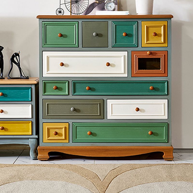 Amerikaanse traditionele opbergkast vast hout opbergkast dressoir