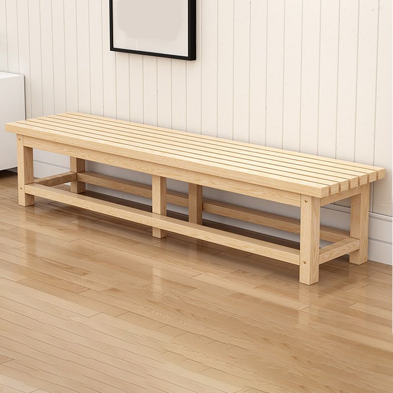 15.7" Wide Modern Entryway and Bedroom Bench Wood Bench with Legs Clearhalo 'Benches' 'Chairs & Seating' 'furn' 'furn_benches' 'Furniture' 'Living Room Furniture' 1200x1200_9fc00bfc-1965-41ed-baea-da15f9af28b4