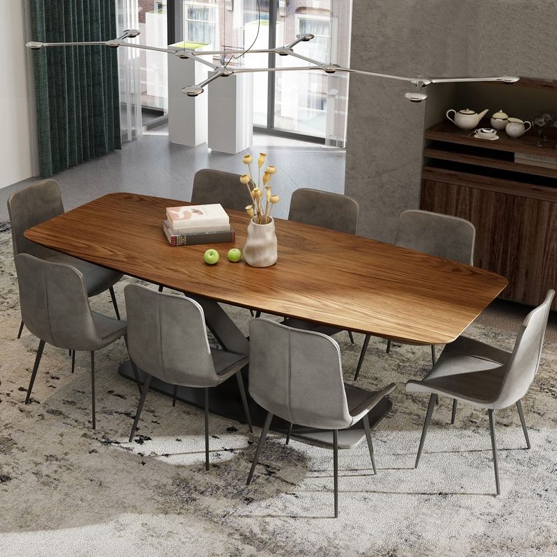 Contemporary Style Metal Chairs Kitchen Dining Room Solid Back Arm Chair Clearhalo ' kitchen&dining_furn' 'Dining Chairs' 'Dining Tables & Seating' 'dining_chair' 'furn' 'furn_dining_chair' 'Furniture' 'furniture_dining_chair' 'Kitchen & Dining Furniture' 'kitchen' 1200x1200_9fc5bcda-8322-4376-8655-d51c369041d4