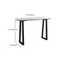 Industrial Bar Table 42-inch Height Stone Top Bistro Table for Coffee Shop Clearhalo 'Bar Furniture' 'Bar Tables' 'bar_tables' 'furn' 'furn_bar_tables' 'Furniture' 'furniture_bar_tables' 'Kitchen & Dining Furniture' 1200x1200_9fc60a04-e520-44f7-ba8a-ebaa831dec8e