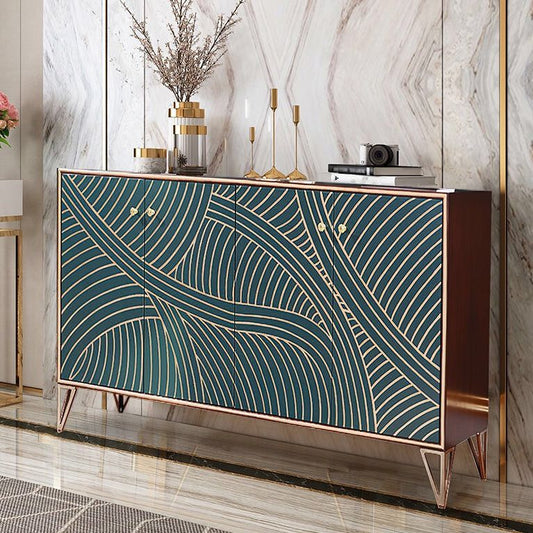 Sala da pranzo glam buffet server server legno buffet server con archiviazione