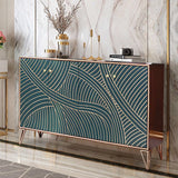 Sala da pranzo glam buffet server server legno buffet server con archiviazione