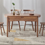 Modern Style Brown Dining Table Round Solid Wood Dining Table with 4 Legs for Living Room Clearhalo ' dining_table' 'Dining Tables & Seating' 'Dining Tables' 'furn' 'furn_dining_table' 'Furniture' 'furniture_dining_table' 'Kitchen & Dining Furniture' 'kitchen&dining_furn' 'kitchen' 'kitchen_dining_table' 1200x1200_9fc9dedf-62ff-4245-868b-06958451ab0a