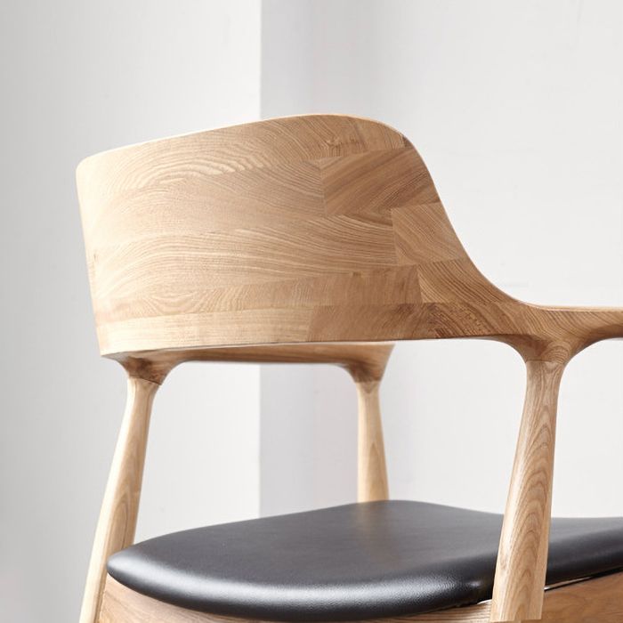 Contemporary Style Dining Chair Solid Wood Open Back Dining Side Chair for Restaurant Clearhalo ' kitchen&dining_furn' 'Dining Chairs' 'Dining Tables & Seating' 'dining_chair' 'Furniture' 'furniture_dining_chair' 'Kitchen & Dining Furniture' 'kitchen' 1200x1200_9fcd4440-b3eb-432b-964e-014cf20e9604