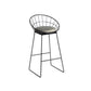Industrial Round Bar Table Set 1/3 Pieces Stone Counter Table with Upholstered Stools Clearhalo 'Bar Furniture' 'furn' 'furn_home_bar_bar_sets' 'Furniture' 'Home Bars & Bar Sets' 'home_bar_bar_sets' 'Kitchen & Dining Furniture' 1200x1200_9fcdccc0-6204-4b62-8d9d-ac637c155141