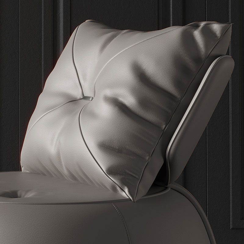 Faux Leather Chair 29.9" L x29.9 W x29.9" H Armless Chair for Living Room Clearhalo 'Accent Chairs' 'accent_chairs' 'Chairs & Seating' 'furn' 'furn_accent_chairs' 'Furniture' 'furniture_accent_chairs' 'Living Room Furniture' 1200x1200_9fcdd9e5-af6c-4d7c-aafd-ddb24d58f514