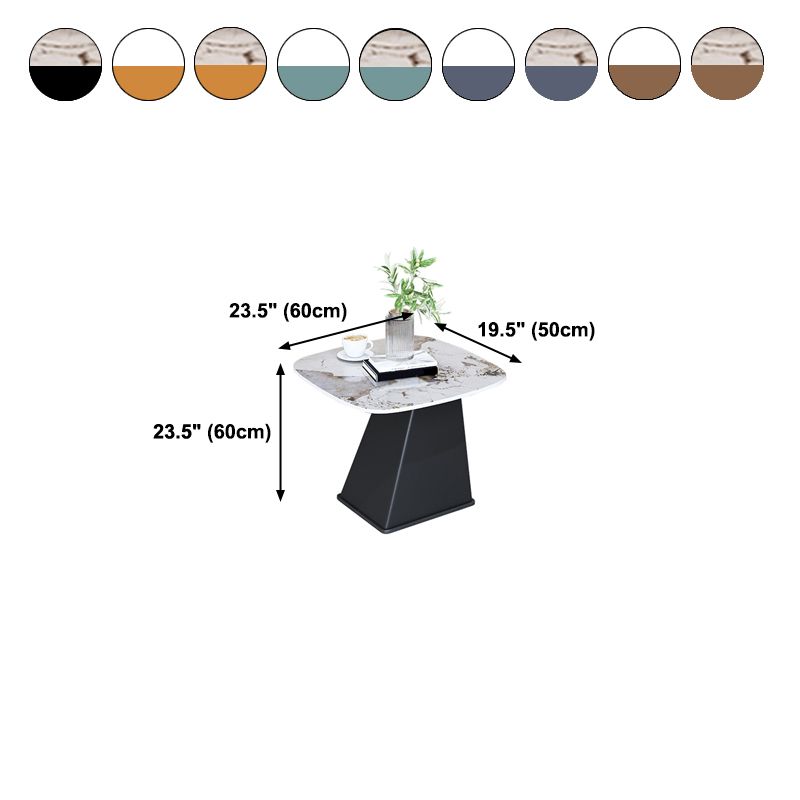 23.6" Floor Solid Wood Side Table Modern Multi - Color Marble Side Accent Table Clearhalo 'Coffee & Accent Tables' 'End & Side Tables' 'end_side_table' 'end_side_tables' 'furn' 'furn_end_side_tables' 'Furniture' 'furniture_end_side_table' 'Living Room Furniture' 1200x1200_9fcff104-8114-447b-b2a7-1e128e3654fa