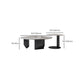 Modern Coffee Table Slate Round Nesting Coffee Table Set with Black Legs Clearhalo 'Coffee & Accent Tables' 'Coffee Tables' 'coffee_tables' 'furn' 'furn_coffee_tables' 'Furniture' 'Living Room Furniture' 1200x1200_9fd027e0-35ec-41a8-8fd4-49bea607f4d5