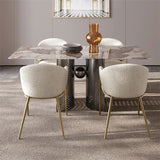 Sedia da pranzo imbottita casa parsons sedie da pranzo