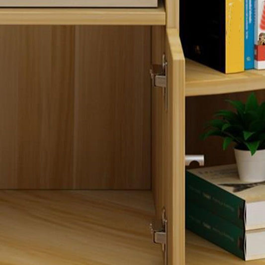 Console TV all'angolo contemporaneo console TV in legno con 2 porte