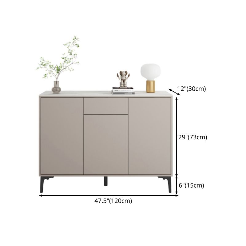 Topboard topboard in pietra in stile moderno Sideboard grigio per cucina