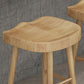 Contemporary Style 1/2/4/5 Pieces Bar Table Set Rectangle Bar Table with Wooden Stools