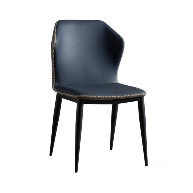 Home Armless Dining Chairs Upholstered Side Chairs with Metal Legs (Set of 2) Clearhalo ' kitchen&dining_furn' 'Dining Chairs' 'Dining Tables & Seating' 'dining_chair' 'furn' 'furn_dining_chair' 'Furniture' 'furniture_dining_chair' 'Kitchen & Dining Furniture' 'kitchen' 1200x1200_9fdc13ed-7a68-4a98-8abd-511835c6fb79