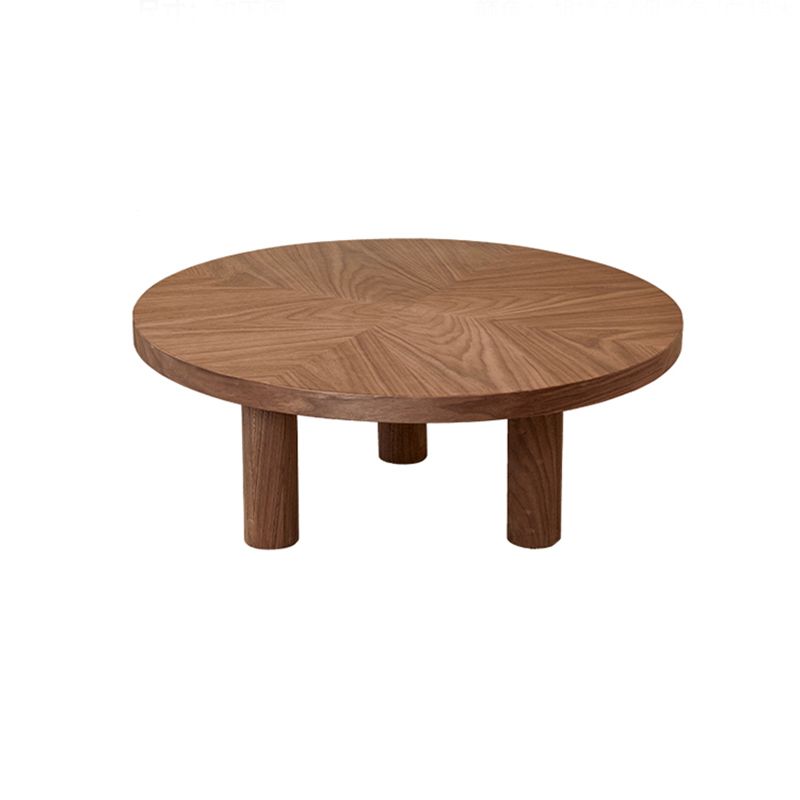 Scandinavian 3 Legs Coffee Table Round Wooden Coffee Table Set for Home Clearhalo 'Coffee & Accent Tables' 'Coffee Tables' 'coffee_tables' 'furn' 'furn_coffee_tables' 'Furniture' 'Living Room Furniture' 1200x1200_9fddc396-b69e-494e-a468-91893b9c526a