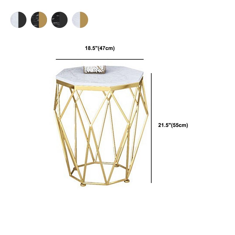 フレームベース長方形のモダンスタイルのロックプレートテーブルプレートメタルボトムフレームコーヒーテーブル