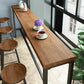 Industrial Rectangle Solid Wood Bar Table Set 1/3/4/5/9 Pieces Counter Table with Stools Clearhalo 'Bar Furniture' 'furn' 'furn_home_bar_bar_sets' 'Furniture' 'Home Bars & Bar Sets' 'home_bar_bar_sets' 'Kitchen & Dining Furniture' 1200x1200_9fe0c385-eb1b-489c-bbf5-6fba8b1be169