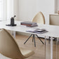 Modern 1/2/4/5/7 Pieces Dining Set Rectangle Stone Dining Table Set in White