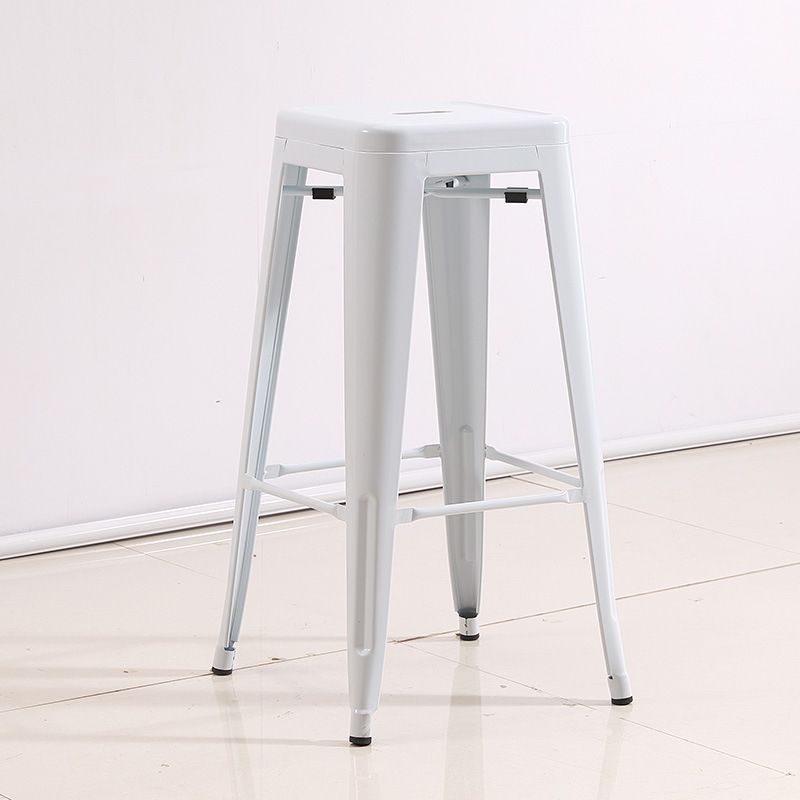 Industrial Backless Counter Stool Metal Counter Height Stools Clearhalo 'Bar Furniture' 'Bar Stools' 'bar_stools' 'furn' 'furn_bar_stools' 'Furniture' 'Kitchen & Dining Furniture' 1200x1200_9fe3ea02-f646-4dd1-8b52-f8e8edf6968d