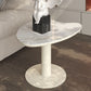 No Distressing Single Coffee Table Slate Free-Form White Coffee Table Clearhalo 'Coffee & Accent Tables' 'Coffee Tables' 'coffee_tables' 'furn' 'furn_coffee_tables' 'Furniture' 'Living Room Furniture' 1200x1200_9fe68bc2-7bd8-4e26-aafc-99fe1bbe9107
