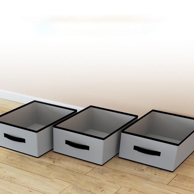 Hedendaagse stijl metalen garderobe 2 laden kledingkastkast met benen