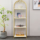 Glam Style Gold Bookshelf Metal Open Shelf Bookcase for Home Clearhalo 'Bookcases' 'furn' 'furn_bookcases' 'Furniture' 'furniture_bookcases' 'Office Furniture' 1200x1200_9fe8ced4-4116-45d5-ae21-670e97e8e168