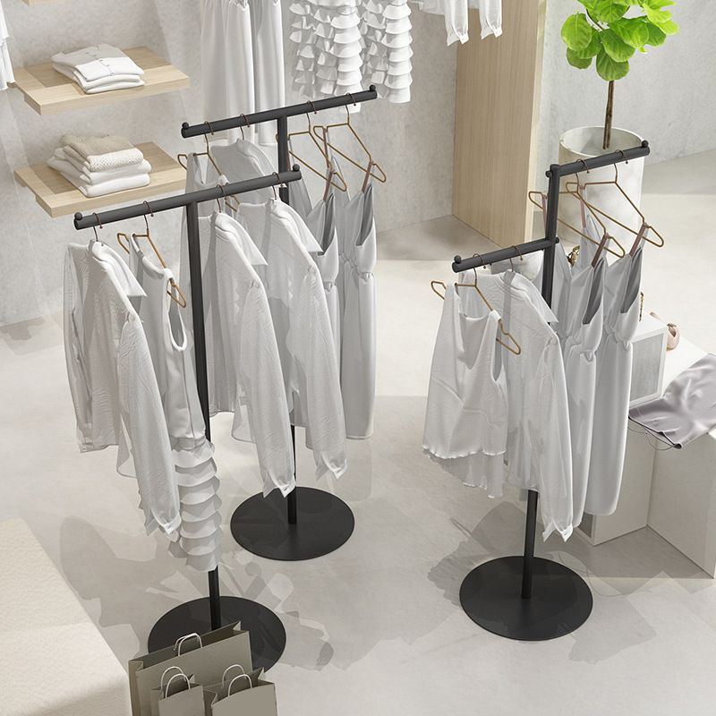 Léchangle de manteau de manteau rond rond rack de manteau en métal libre debout