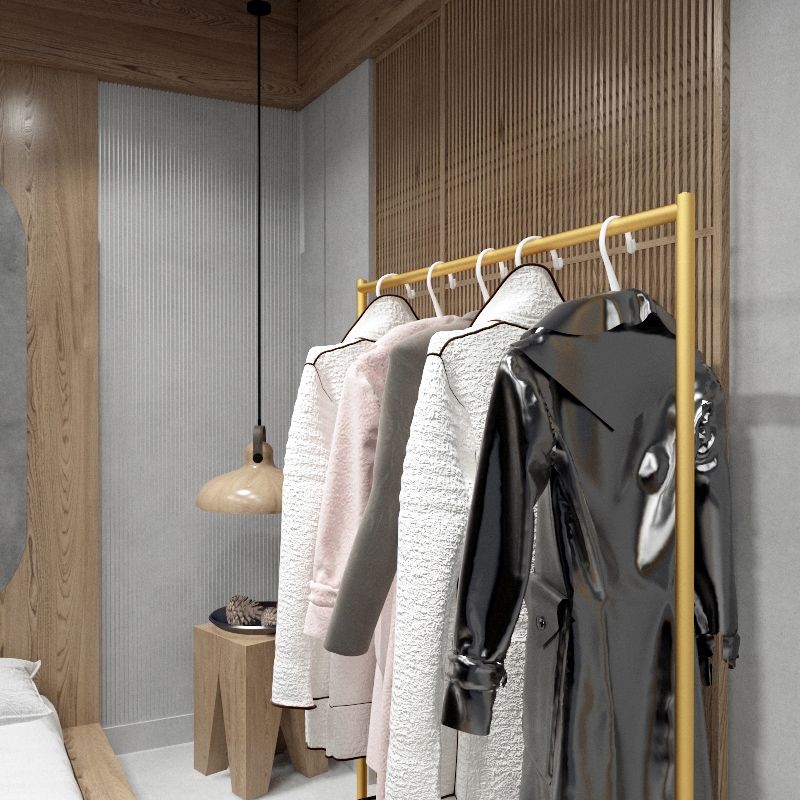 Glam Rack Rack in metallo incorniciata con pentola di ingresso per soggiorno per soggiorno