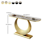 Tabella dell'accento console glam da 31,5 "tavolo da divano console di finitura antica