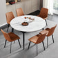 Simplicity Style Stone Table Rectangle 4-foot Dining Table with Drop-Leaf Clearhalo ' dining_table' 'Dining Tables & Seating' 'Dining Tables' 'furn' 'furn_dining_table' 'Furniture' 'furniture_dining_table' 'Kitchen & Dining Furniture' 'kitchen&dining_furn' 'kitchen' 'kitchen_dining_table' 1200x1200_9fea5b11-f2c0-4032-9806-9cc2dc4b6a3d