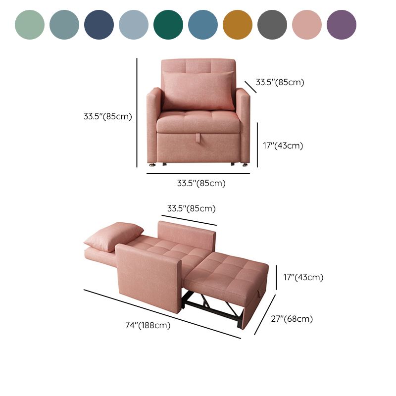 Modern Green Convertible Sofa Cushion Back Foldable Futon Chairs Clearhalo 'furn' 'furn_futons' 'Furniture' 'Futons & Daybeds' 'Futons' 'Living Room Furniture' 1200x1200_9feccdbc-48d3-4263-af61-204cc01a2a75
