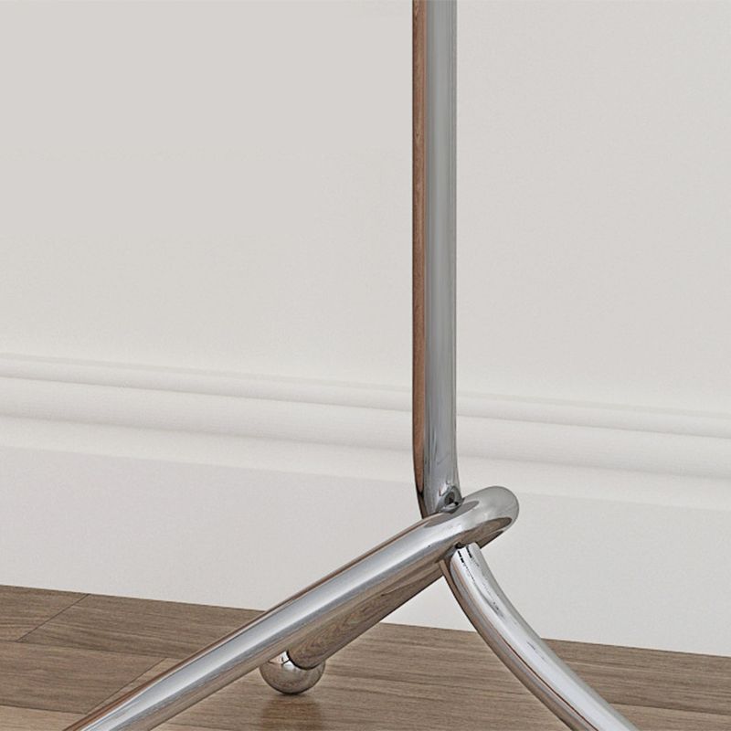 Mesa de 3 patas de acero moderna Dia de 11 "Mesa de noche de madera de madera