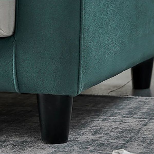 Coussins contemporains du bras carré de coton canapé stationnaire pour le salon