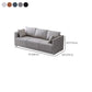 Solid Wood Square Arm Sofa with Cushions Back for Living Room