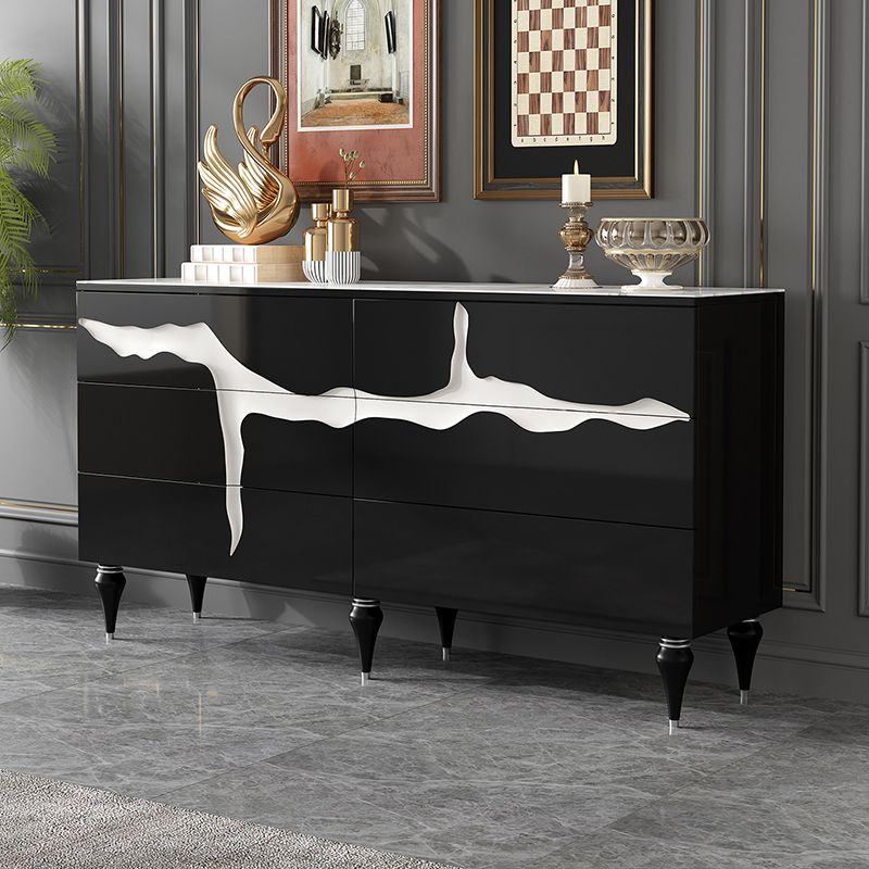 13.65-inch Width Modern Storage Chest Dresser Stone Storage Chest with 6 Drawers Clearhalo 'Bedroom Furniture' 'Dressers & Chests' 'dressers_chests' 'furn' 'furn_dressers_chests' 'Furniture' 1200x1200_9ff19372-2485-44c9-9720-892f818afc2b