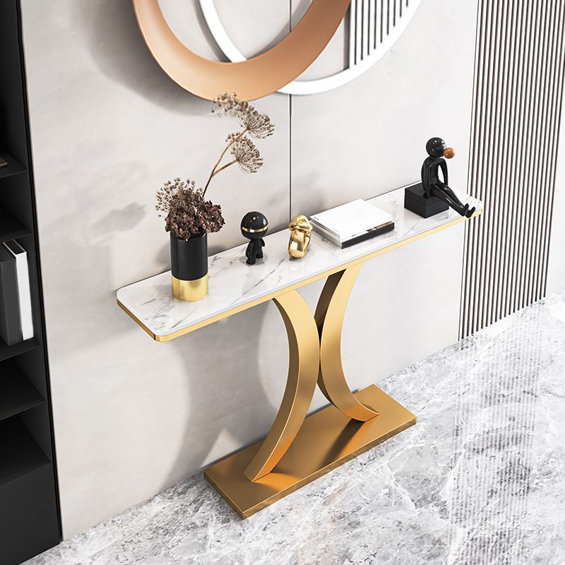 Tabella della console contemporanea da 11 "Tabella della console di rettangolo di rettangolo di rettangolo