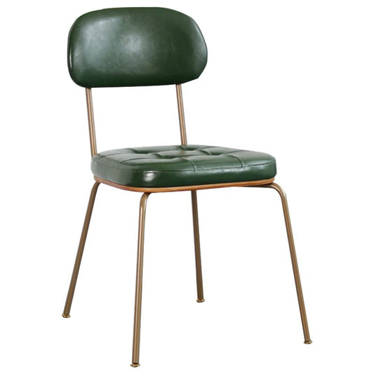 Industrial Style Upholstered Armless Dining Chairs Open Back Dining Side Chairs for Kitchen Clearhalo ' kitchen&dining_furn' 'Dining Chairs' 'Dining Tables & Seating' 'dining_chair' 'Furniture' 'furniture_dining_chair' 'Kitchen & Dining Furniture' 'kitchen' 1200x1200_9ff40851-e170-467d-8277-70bcf0b18cc6