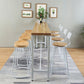 Contemporary Bar Stool Solid Wood Barstool with White Metal Legs Clearhalo 'Bar Furniture' 'Bar Stools' 'bar_stools' 'furn' 'furn_bar_stools' 'Furniture' 'Kitchen & Dining Furniture' 1200x1200_9ff4a655-bb50-4cd6-ae54-e2c85afbc5fa