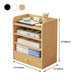 Contemporary Bookcase Closed Back Shelf Bookcase for Study Room Clearhalo 'Bookcases' 'furn' 'furn_bookcases' 'Furniture' 'Office Furniture' 1200x1200_9ff70289-030d-446a-a8c9-7b93fd72f6d3