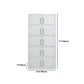 Modern Style Wardrobe White Metal Wardrobe Closet with Locks