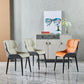 Home Scandinavian Arm Chair Wingback Metal Upholstered Dining Room Chair Clearhalo ' kitchen&dining_furn' 'Dining Chairs' 'Dining Tables & Seating' 'dining_chair' 'furn' 'furn_dining_chair' 'Furniture' 'furniture_dining_chair' 'Kitchen & Dining Furniture' 'kitchen' 1200x1200_9ffab876-5fee-4687-b73b-42495ccd9389