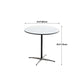 Mesa de centro con pedestal escandinavo, mesa de centro de madera para cóctel, para sala de estar