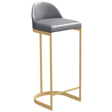 Armless Counter Height Stools Glam Counter and Bar Stool for Restaurant