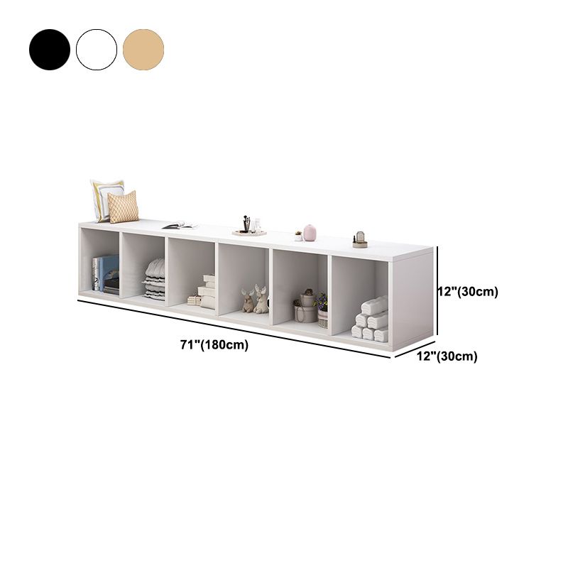 Console TV in legno alta da 11,8 pollici scandinave con spazio di archiviazione