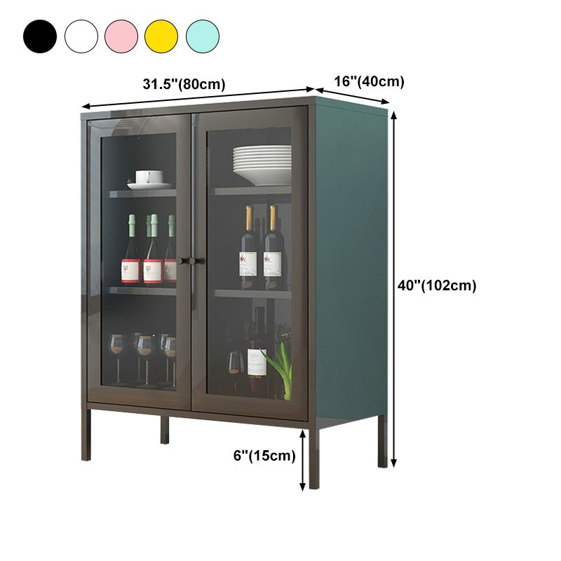 Server porta da pranzo contemporaneo Server metallico per soggiorno