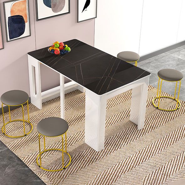 73'' Foldable Poplar Wood Dining Table Modern Rectangle Extendable Table with 5 Legs Clearhalo ' dining_table' 'Dining Tables & Seating' 'Dining Tables' 'furn' 'furn_dining_table' 'Furniture' 'furniture_dining_table' 'Kitchen & Dining Furniture' 'kitchen&dining_furn' 'kitchen' 'kitchen_dining_table' 1200x1200_9ffe2223-aa23-4201-9e3a-fd516da16088